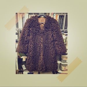 Fall 🍂 ANNA SUI FUR Coat Chocolate